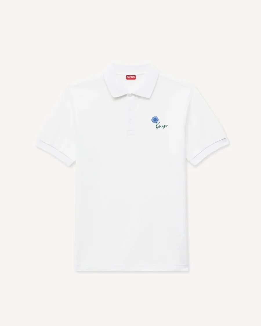 Поло Kenzo slim fit з вишивкою з бавовни